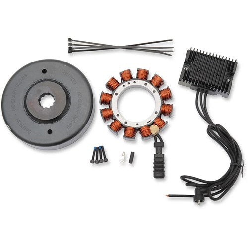 Drag Specialties 32A Charging Kit - Black Regulator | 32A-1B