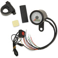 Drag Specialties 1-7/8" Programmable Speedometer w/Indicator Lights Kph 77902KW