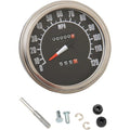 Drag Specialties 5" Mph FL-Style 1:1 Speedometer, 68-84 Black Face | 70847M-BX33