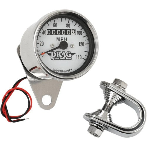 Drag Specialties 2.4" Mph LED Mechanical Speedometer/Indicator | 21-6829DS1-BX15
