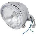 Drag Specialties Headlight with Visor 5-3/4" - Grooved | 20-0335D-BX-LB1