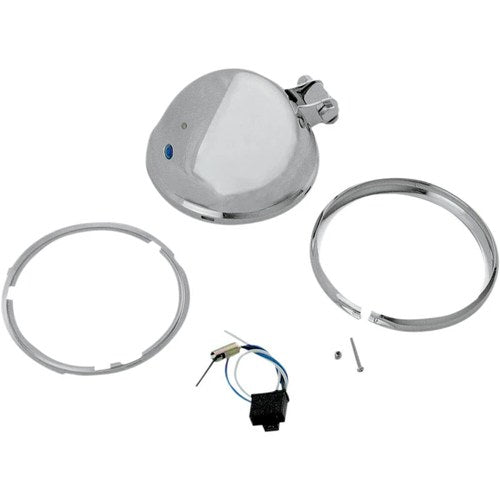 Drag Specialties Bottom Mount Headlight Shell, 5-3/4", Chrome | 20-6002S-BX-LB1