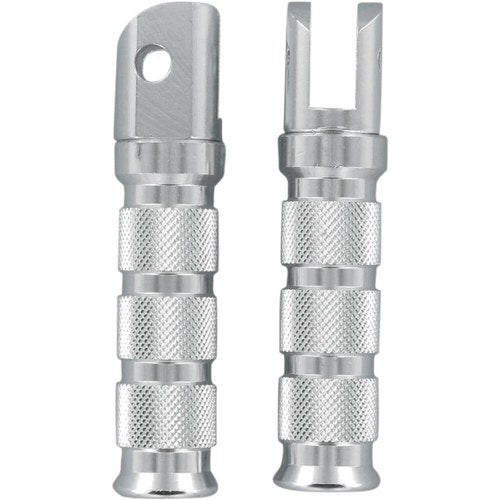 Emgo Front Footpegs - Silver - Kawasaki | 50-11221