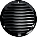 Joker Machine Derby Cover - Black - Finned - 3-Hole | 06-98TC