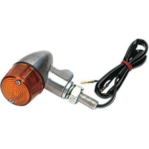 K&S Technologies Marker Light - Single Filament - Alum/Amber - Style 2 | 25-8330