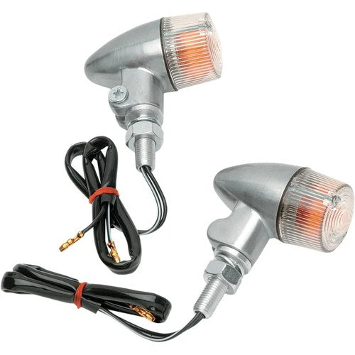 K&S Technologies Marker Light - Single Filament - Alum/Clr - Style 1 | 25-8321