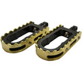 LA Choppers Bmx Footpegs - Black/Brass | LA-7205-02B