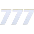 Moose Racing Race Number 7 - White - 4.5" | 80007