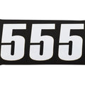 Moose Racing Race Number 5 - White - 4.5" | 80005