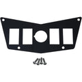Moose Utility Division Dash Plate - Black - 4 Switch - Rzr | 100-4390-PU