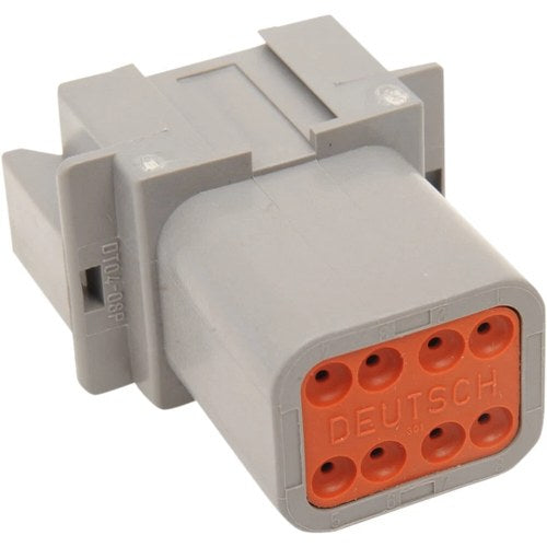 Namz Deutsch Receptacle - 8 Pin - Gray | DR-8G