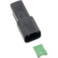 Namz Deutsch Receptacle - 2 Pin - Black | DR-2B