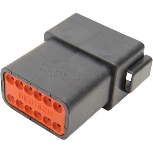 Namz Deutsch Receptacle - 12 Pin - Black | DR-12B