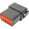 Namz Deutsch Receptacle - 12 Pin - Black | DR-12B