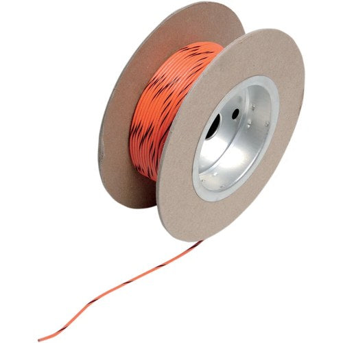 Namz 100' Wire Spool - 18 Gauge - Orange/Black | NWR-30-100