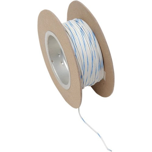 Namz 100' Wire Spool - 18 Gauge - White/Blue | NWR-96-100