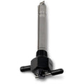 Pingel Fuel Valve - Black Chrome - 3/8" Npt - Hex | 6211-CHBLK