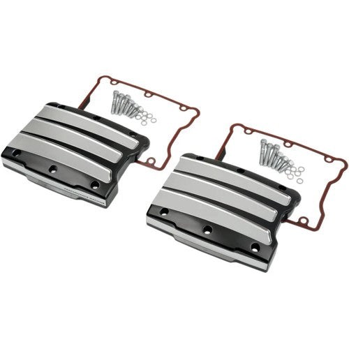 Performance Machine Rocker Cover Box Scalloped Platinum Cut | 0177-2021-BMP