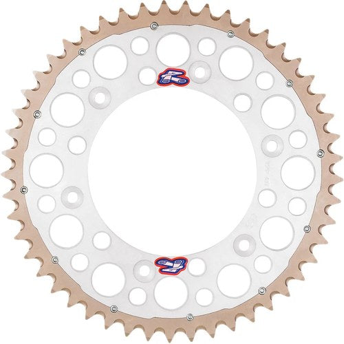 Renthal Twinring Rear Sprocket - 49-Tooth - Silver | 2240-520-49GPSI