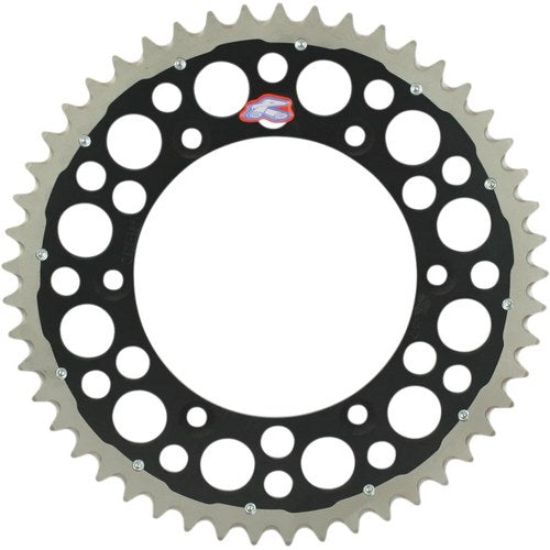 Renthal Twinring Rear Sprocket - 49-Tooth - Black | 1540-520-49GPBK