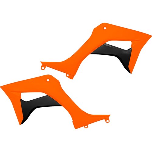 UFO Radiator Shroud - Florescent Orange - Honda | HO05600-FFLU
