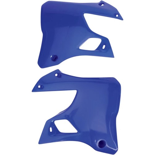 UFO Radiator Shrouds - YZ125/250 96-00 - Reflex Blue | YA02898089