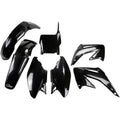 UFO Replacement Body Kit - Black - '04 CR125/250 | HOKIT102-001