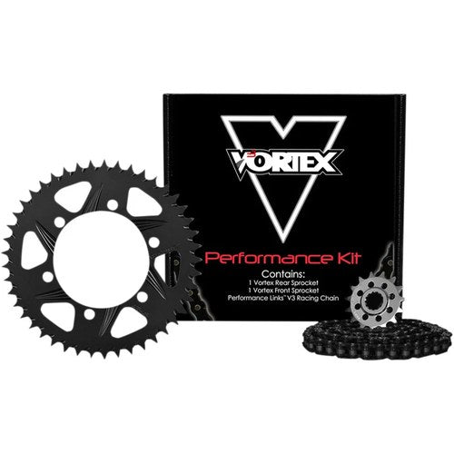Vortex Hfra Aluminum Chain Kit - Kawasaki - ZX-6R - '07-'18 | CK6347