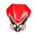 Red Rec Reg LED Head Light Lamp+ Strip Pit Trail Dirt Motrocycle Motorcross Bike