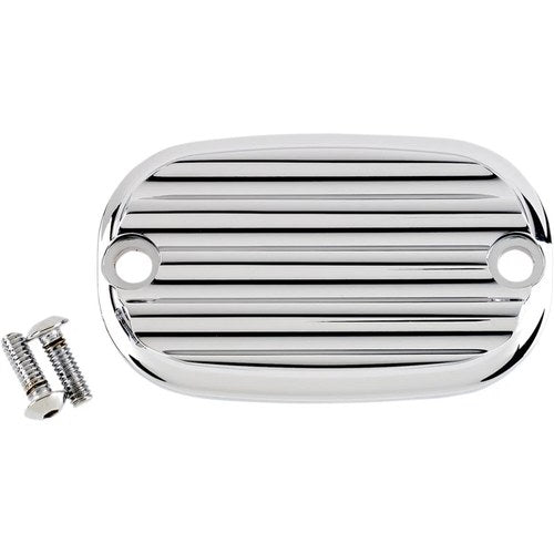 Joker Machine Master Cylinder Cover - Finned - Chrome | 08-01FN