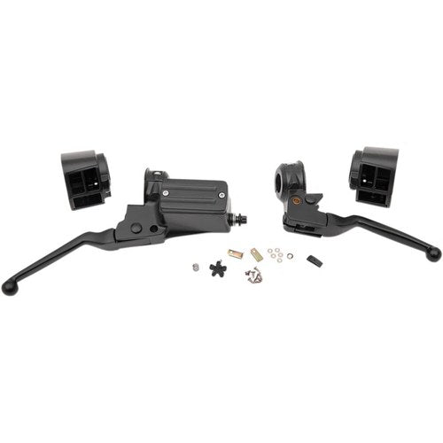 Drag Specialties Black 11/16" Master Cylinder Handlebar Controls | 07-0543MBNU