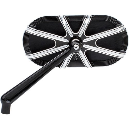 Arlen Ness 10 Gauge Mirror - Black - Left | 13-160