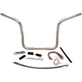 Fat Baggers Chrome 14" Rounded Top Handlebar Kit | 909414