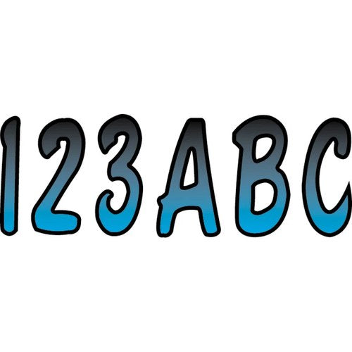 Hardline I.D. Sticker Kit - 200 Series - Blue Gradation | BJBKG200