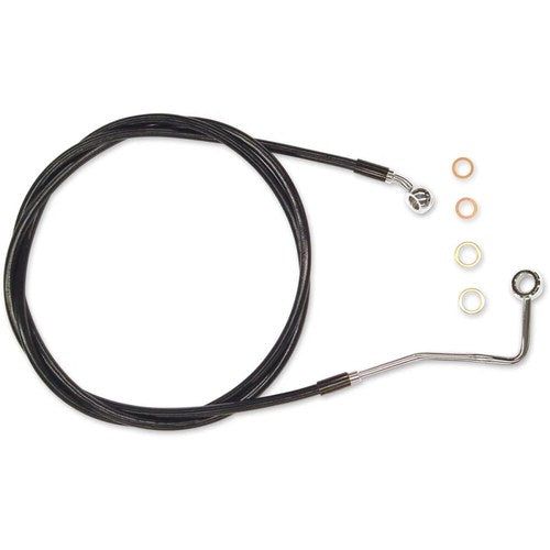Magnum XR Upper Brake Line - 70" - Black/Chrome Fittings | SBC1401-70