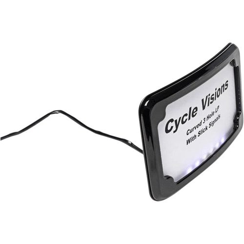Cycle Visions License Plate Frame - Black | CV4641B