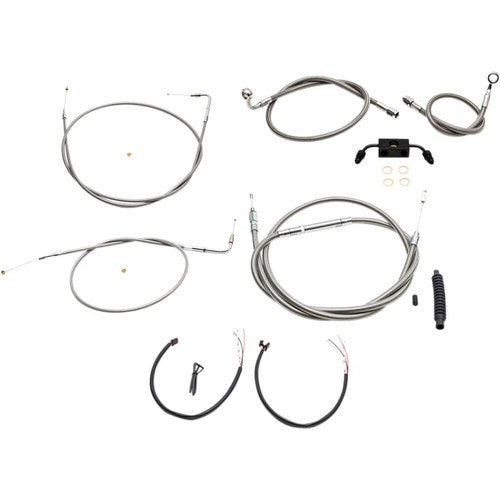 LA Choppers 15" - 17" Cable Kit for XL w/ ABS | LA-8321KT2-16