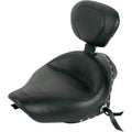 Mustang Wide Solo Seat - Studded - Driver's Backrest - Xlc '04+ (Black) 79439