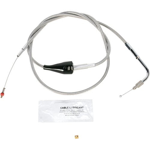 Barnett Extended 8" Stainless Steel Idle Cable w/ Cruise | 102-30-41001-8