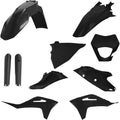 Acerbis Full Plastic Kit Gas Black | 2872810001