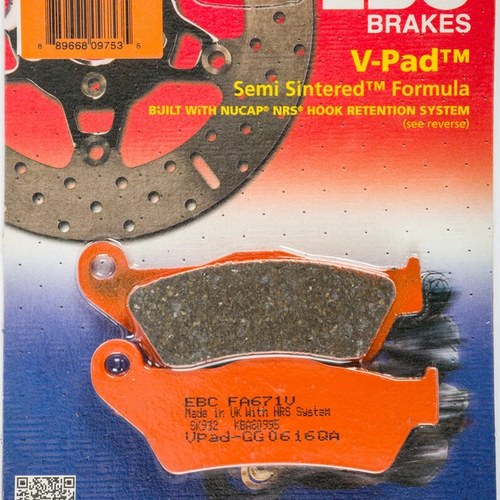 Ebc Semi-Sintered V Brake Pads | FA671V