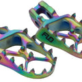 Flo Motorsports Titanium Foot Pegs Jet Fuel Hon/Kaw | TI-792JET