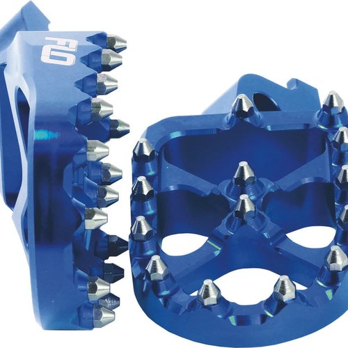 Flo Motorsports Pro Series Foot Peg, Blue | FPEG-793BLU