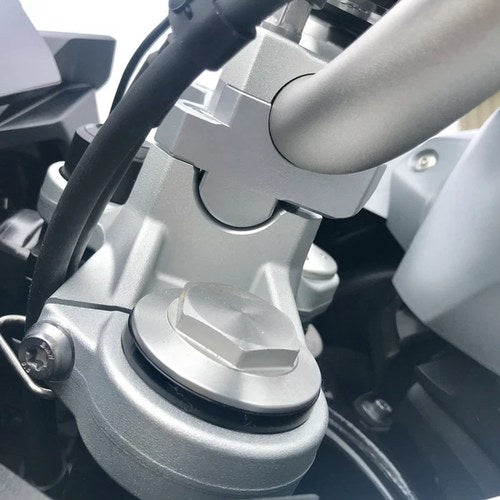 Helibars Handlebar Risers Silver Bmw | HR05148