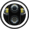 PathFinder 5-3/4in. LED Headlight, Black with Full Halo | HD5MBH