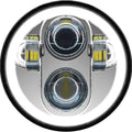 PathFinder 5-3/4in. LED Headlight, Chrome with Full Halo | HD5MCH