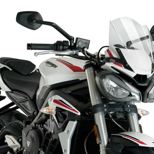 Puig Windscreen Naked New Gen Sport Clear Tri | 20432W