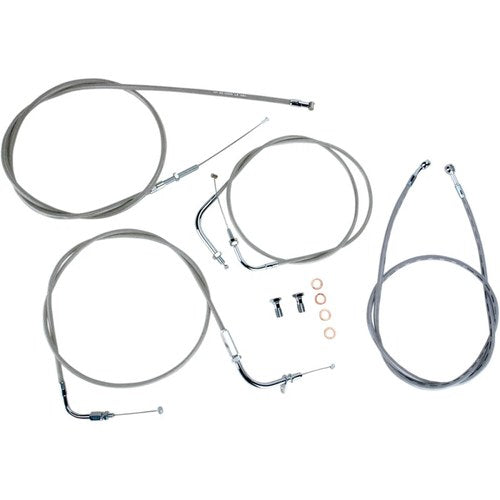 Baron 16" Cable Line Kit for XVS650CU | BA-8014KT-16