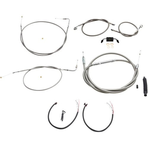 LA Choppers 15" - 17" Cable Kit for Fxd w/ ABS | LA-8211KT2-16