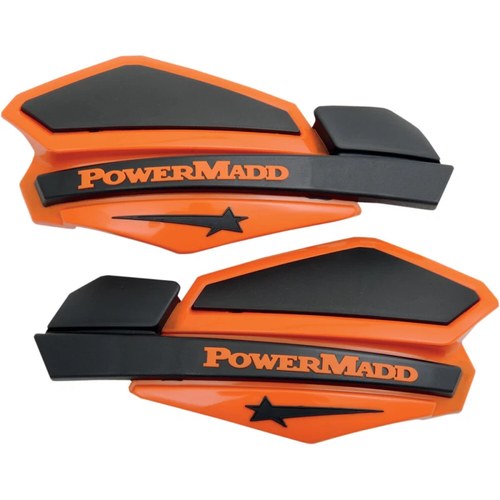 Powermadd Orange/Black Handguards | 34205
